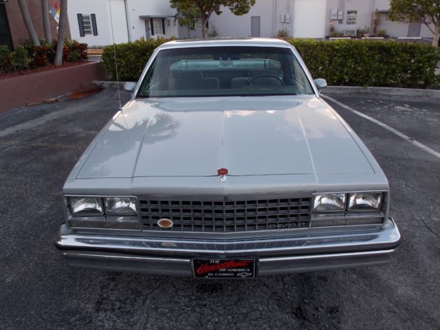 1985 Gray Chevrolet El Camino Extended Crew Cab Pickup