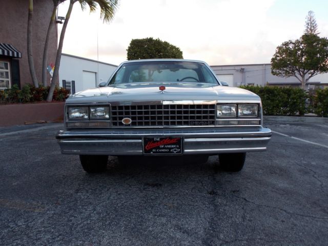 1985 Gray Chevrolet El Camino Extended Crew Cab Pickup