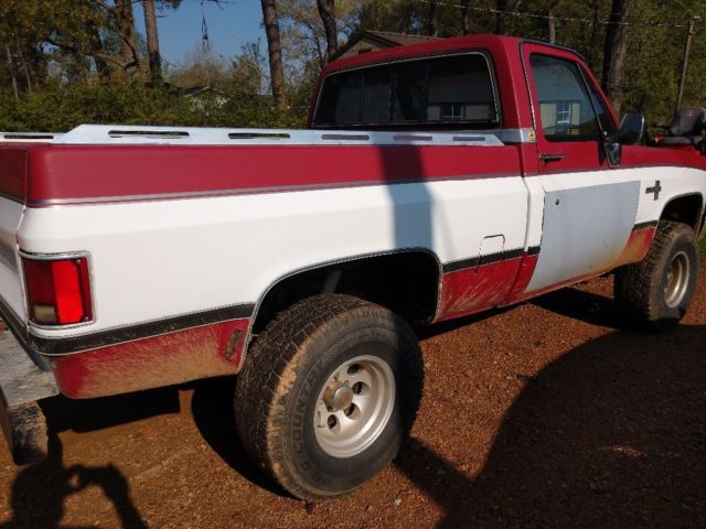 1985 Red Chevrolet C/K Pickup 1500 Standard Cab Pickup
