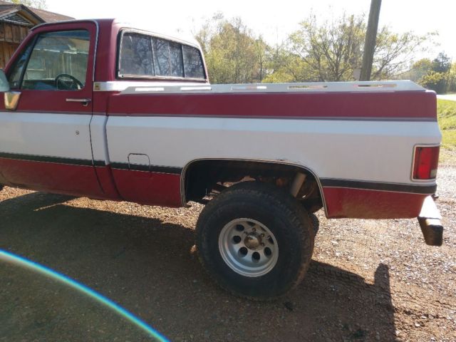 1985 Red Chevrolet C/K Pickup 1500 Standard Cab Pickup