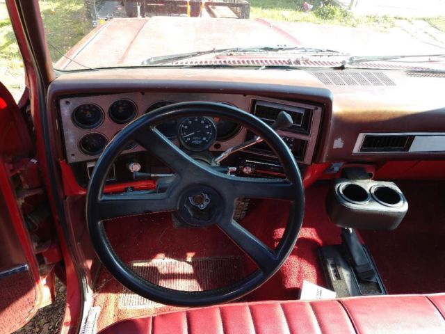 1985 Red Chevrolet C/K Pickup 1500 Standard Cab Pickup
