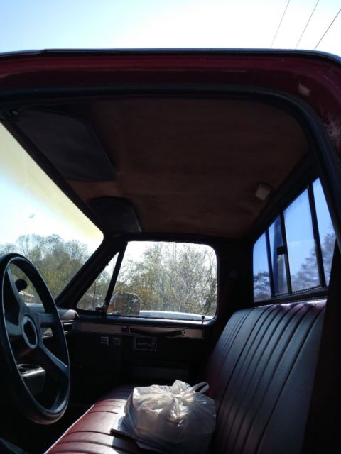 1985 Red Chevrolet C/K Pickup 1500 Standard Cab Pickup