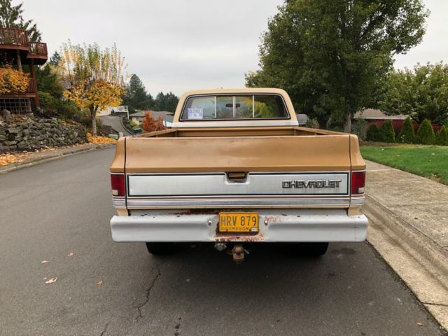 1985 Gold Chevrolet C/K Pickup 2500 Standard Cab Pickup