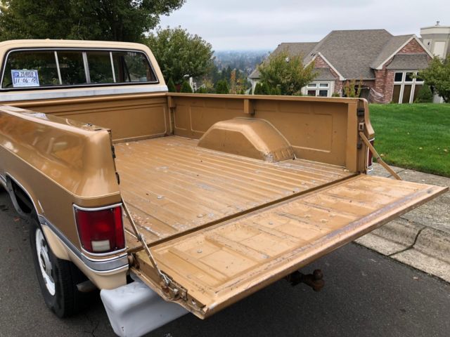 1985 Gold Chevrolet C/K Pickup 2500 Standard Cab Pickup