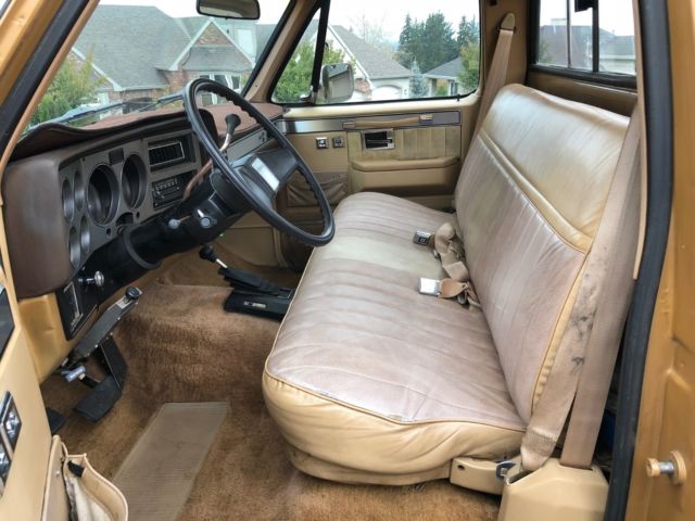 1985 Gold Chevrolet C/K Pickup 2500 Standard Cab Pickup