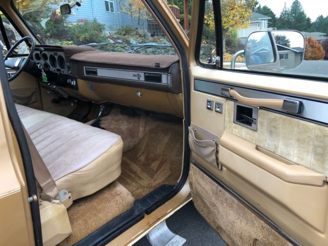 1985 Gold Chevrolet C/K Pickup 2500 Standard Cab Pickup