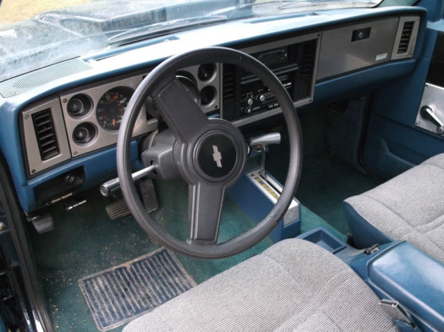 1985 BLUE Chevrolet S-10 SHORT BOX