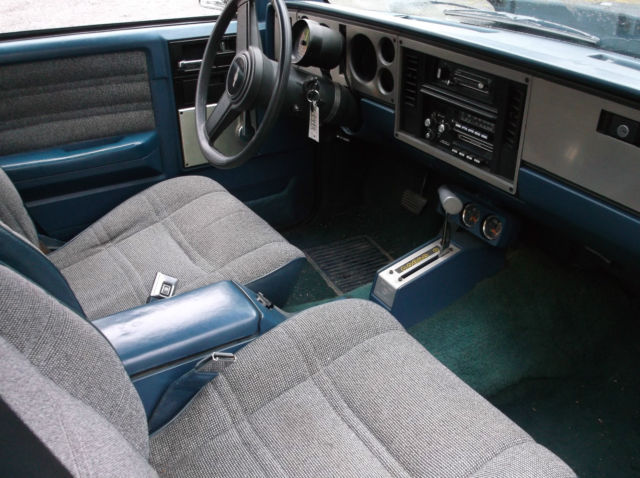1985 BLUE Chevrolet S-10 SHORT BOX