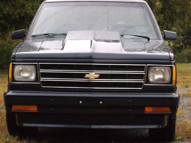 1985 BLUE Chevrolet S-10 SHORT BOX