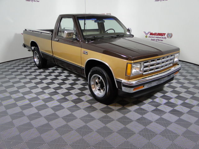 1985 Brown Chevrolet S-10 Single Cab 