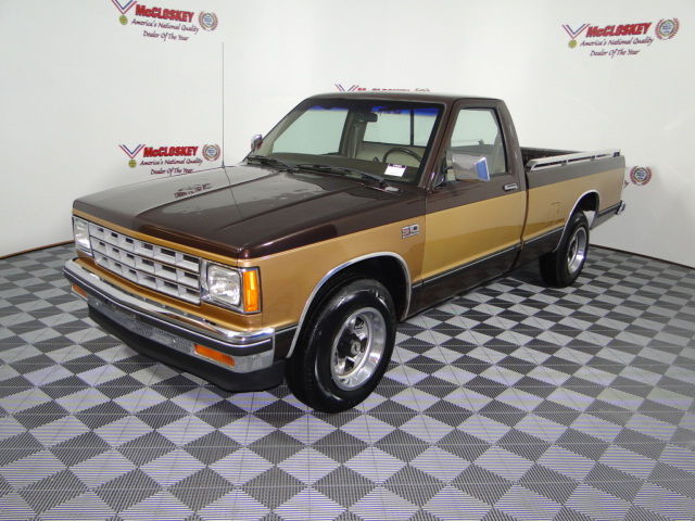 1985 Brown Chevrolet S-10 Single Cab 