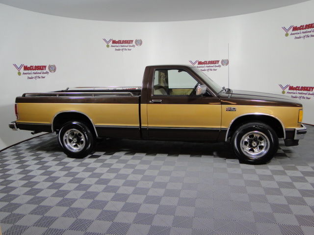 1985 Brown Chevrolet S-10 Single Cab 