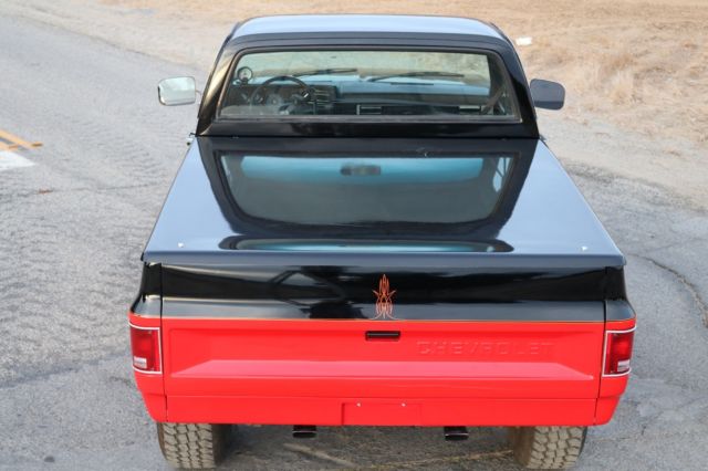1985 black and red Chevrolet Other Pickups Standard Cab Pickup