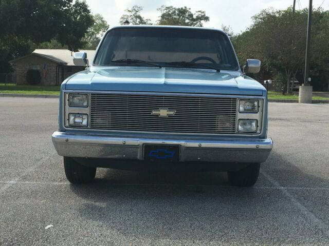1985 Blue Chevrolet C-10
