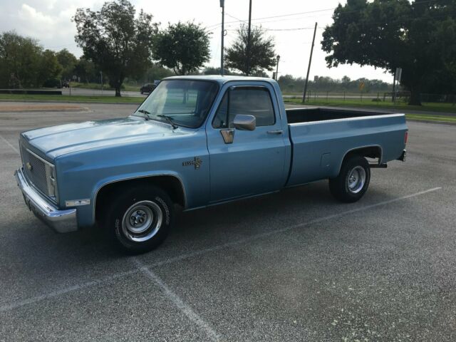 1985 Blue Chevrolet C-10