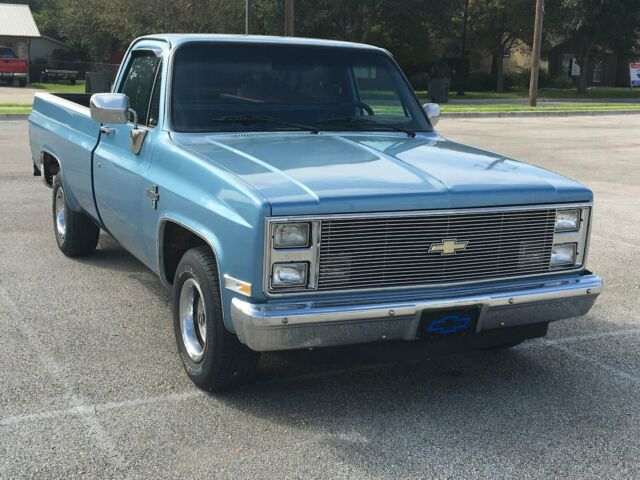 1985 Blue Chevrolet C-10