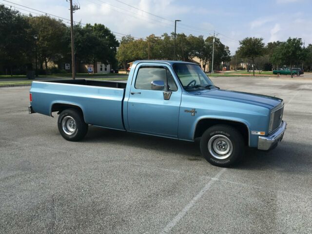 1985 Blue Chevrolet C-10