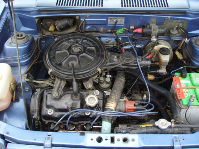 1985 Blue Chevrolet Sprint Hatchback