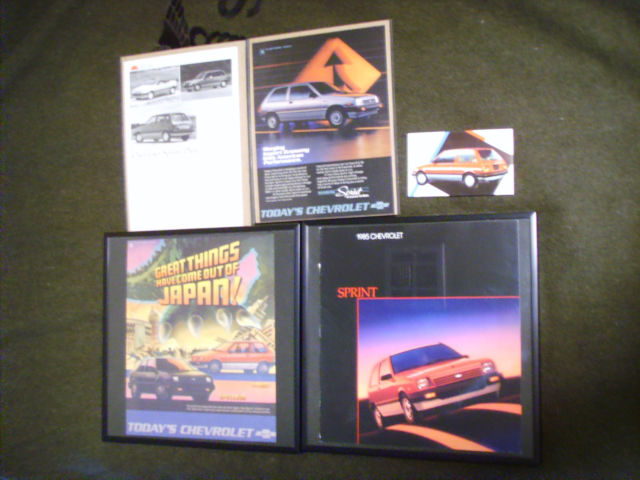 1985 Blue Chevrolet Sprint Hatchback