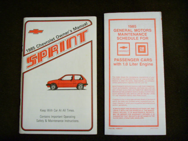 1985 Blue Chevrolet Sprint Hatchback