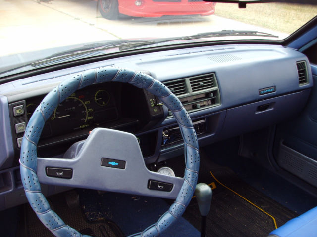 1985 Blue Chevrolet Sprint Hatchback