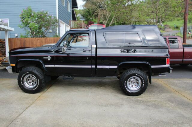 1985 Black Chevrolet Silverado 1500 Standard Cab Pickup