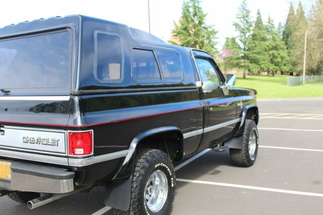 1985 Black Chevrolet Silverado 1500 Standard Cab Pickup