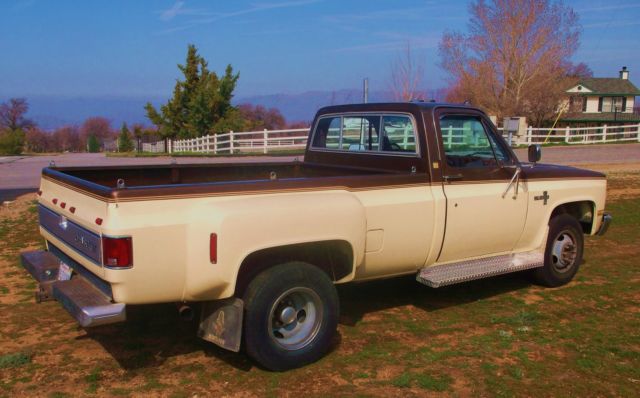 1985 Brown tan Chevrolet C/K Pickup 3500 Standard Cab Pickup