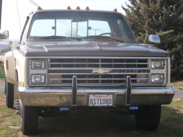 1985 Brown tan Chevrolet C/K Pickup 3500 Standard Cab Pickup