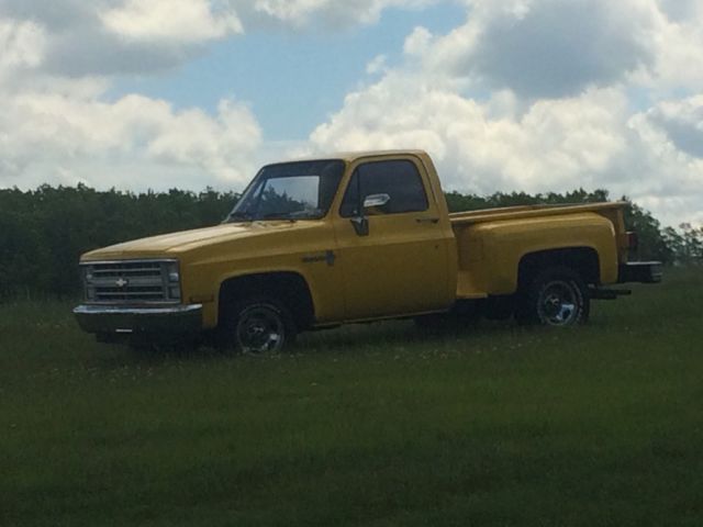 1985 Yellow Chevrolet C-10 Standard Cab Pickup