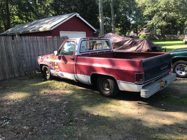 1985 Red Chevrolet C-10