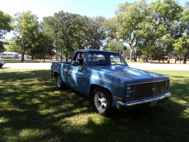 1985 Blue Chevrolet C-10 Short Box