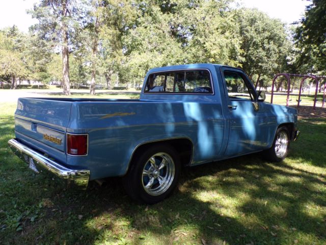 1985 Blue Chevrolet C-10 Short Box