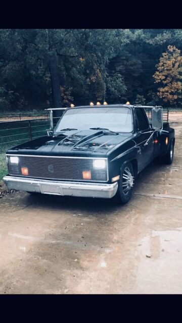 1985 Black Chevrolet C/K Pickup 3500