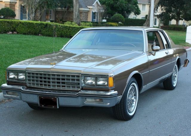 1985 Beige Chevrolet Capriceold Coupe