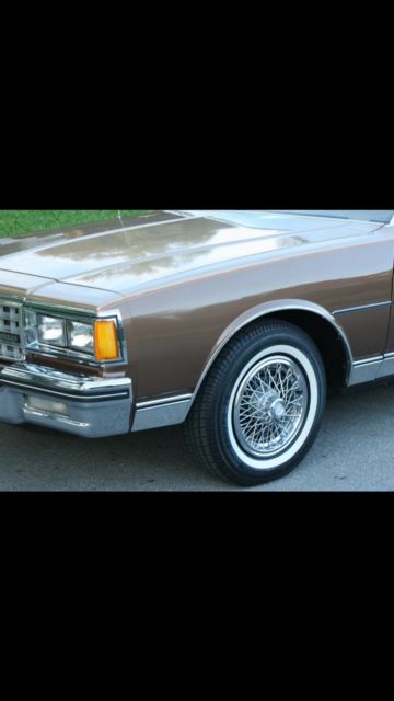 1985 Beige Chevrolet Capriceold Coupe