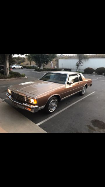 1985 Beige Chevrolet Capriceold Coupe