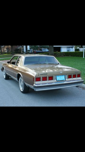 1985 Beige Chevrolet Capriceold Coupe