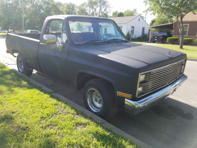 1985 Black Chevrolet C-10 Standard Cab Pickup