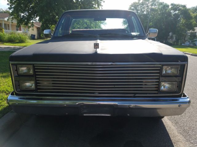 1985 Black Chevrolet C-10 Standard Cab Pickup
