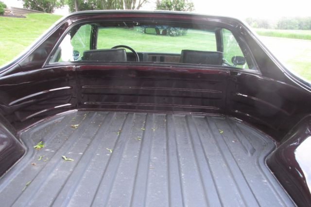 1985 Burgundy Chevrolet El Camino Standard Cab Pickup