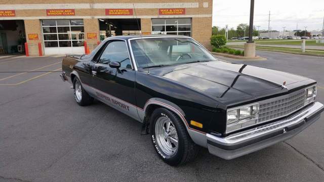 1985 Burgundy Chevrolet El Camino Standard Cab Pickup