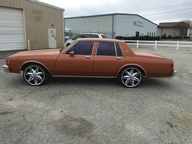 1985 Gold Chevrolet Impala