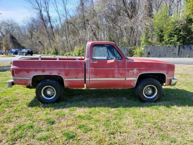 1985 Red Chevrolet C-10 Standard Cab Pickup