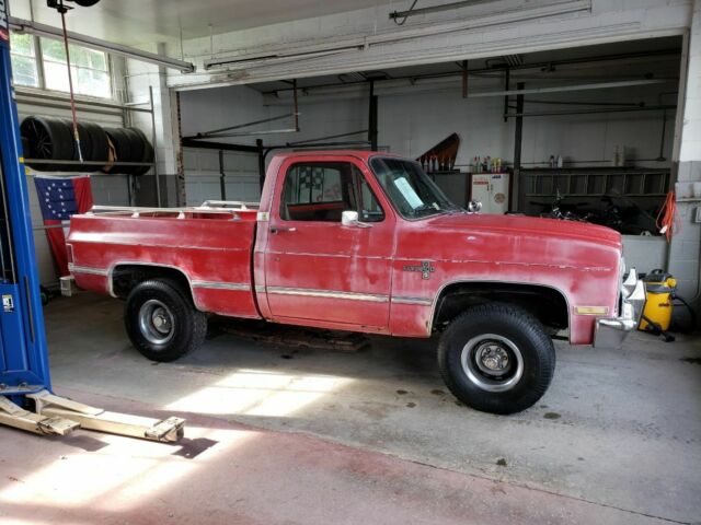 1985 Red Chevrolet C-10 Standard Cab Pickup