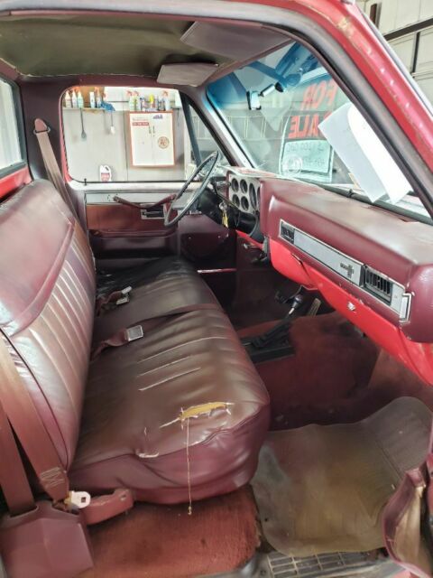 1985 Red Chevrolet C-10 Standard Cab Pickup