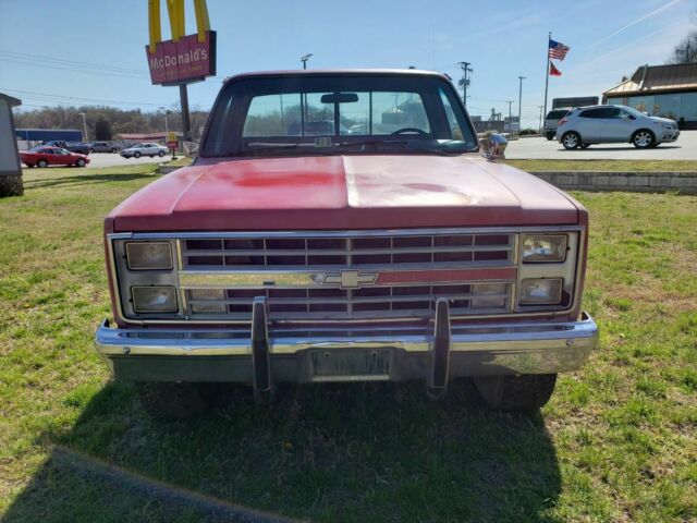 1985 Red Chevrolet C-10 Standard Cab Pickup