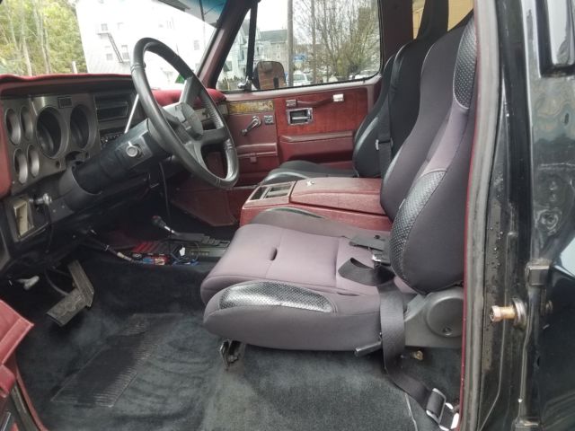 1985 Black Chevrolet C/K Pickup 3500 Crew Cab Pickup