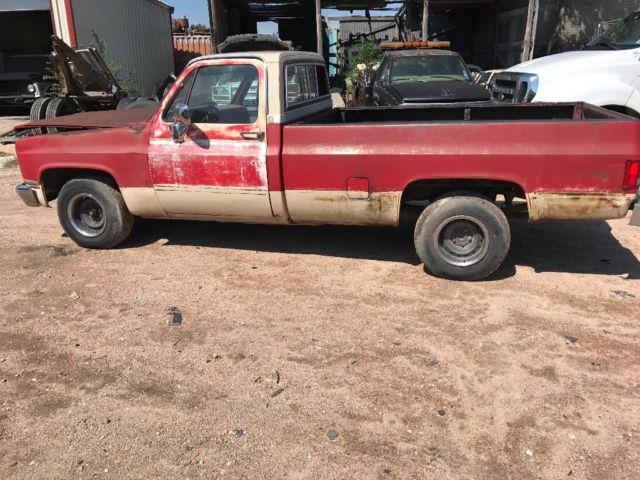 1985 Red Chevrolet C-10 Standard Cab Pickup