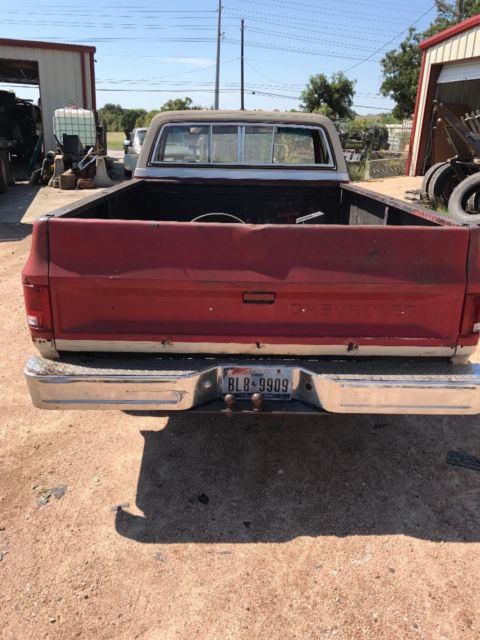 1985 Red Chevrolet C-10 Standard Cab Pickup